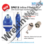 SPK13 inline filter with John Guest Superseal Push Fit Connectors